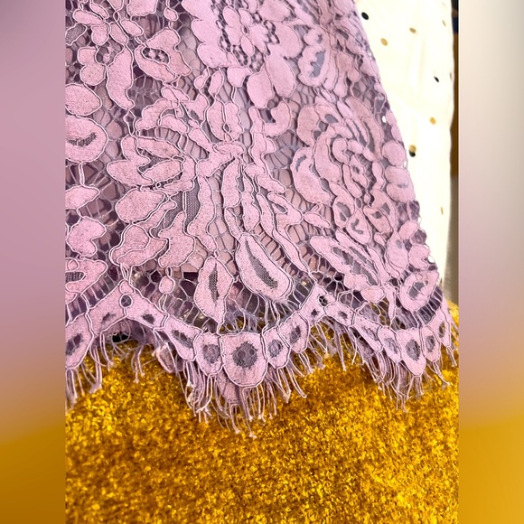 BB Dakota Cara Lilac High Neck Open Back Lace Slip Dress NEW - Size 4 - Picture 5 of 10